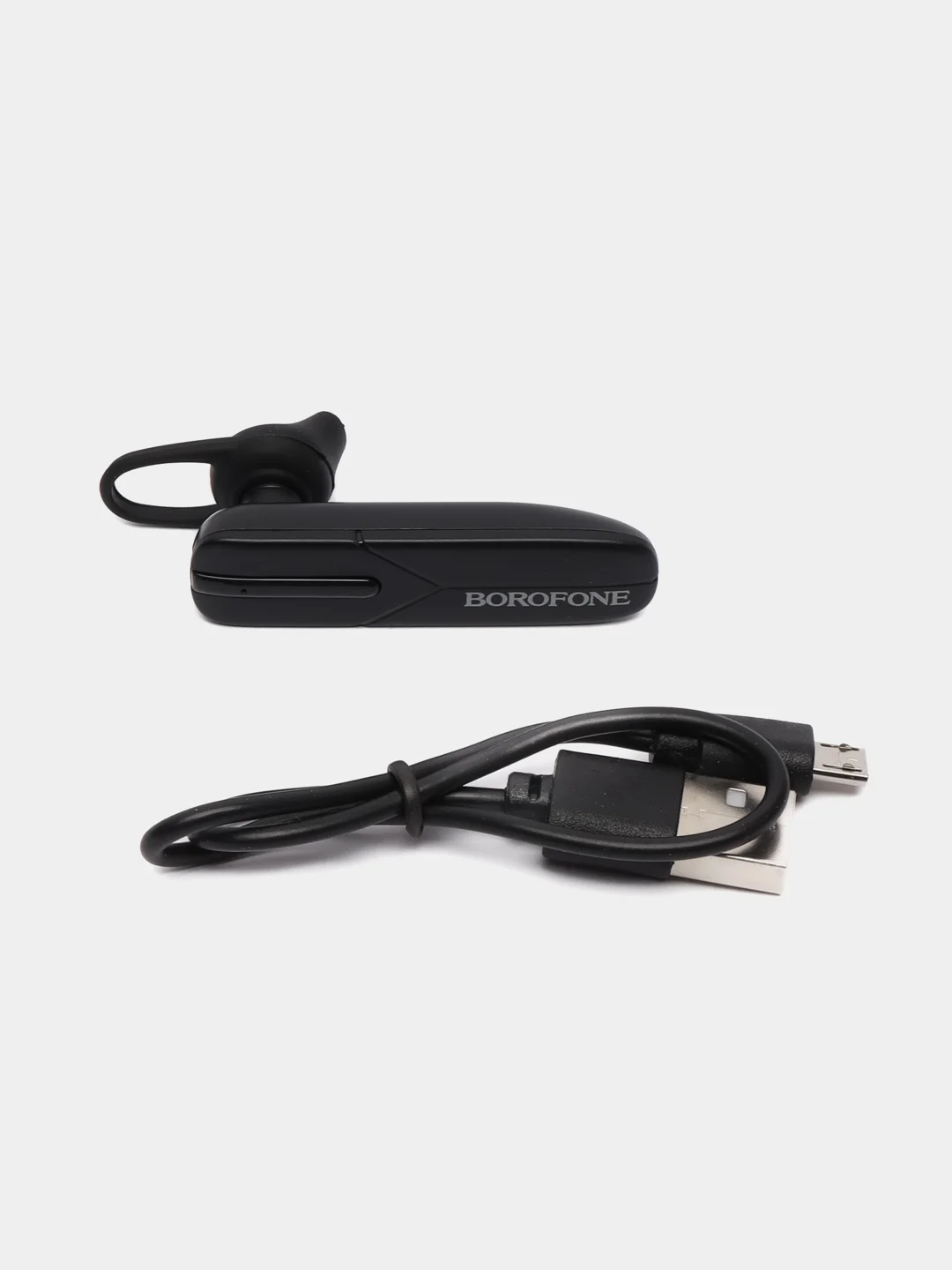 Белый bluetooth-гарнитура Borofone BC36 BT5.0/70mAh/6ч