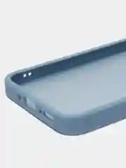 Небесно-голубой чехол матовый для Samsung Galaxy A54, пластиковый, полупрозрачный, с глянцевой рамкой