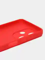 Красный чехол на Infinix Hot 30 / Инфиникс Хот 30, силиконовый, матовый