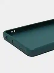 Тёмно-зелёный чехол на Infinix Hot 30 / Инфиникс Хот 30, силиконовый, матовый