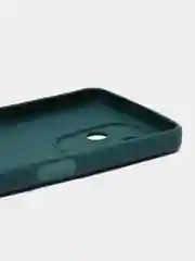 Тёмно-зелёный чехол на Infinix Hot 30 / Инфиникс Хот 30, силиконовый, матовый