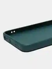 Тёмно-зелёный чехол Infinix Hot 30i / Инфиникс Хот 30Ай, силиконовый, матовый