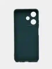 Тёмно-зелёный чехол Infinix Hot 30i / Инфиникс Хот 30Ай, силиконовый, матовый