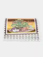 Бронзовый набор наклеек "Новый год"