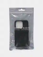 Тёмно-зелёный чехол MagSafe для iPhone 15 Pro Max Plus кожаный ROSCO из экокожи с защитой камер магнитом
