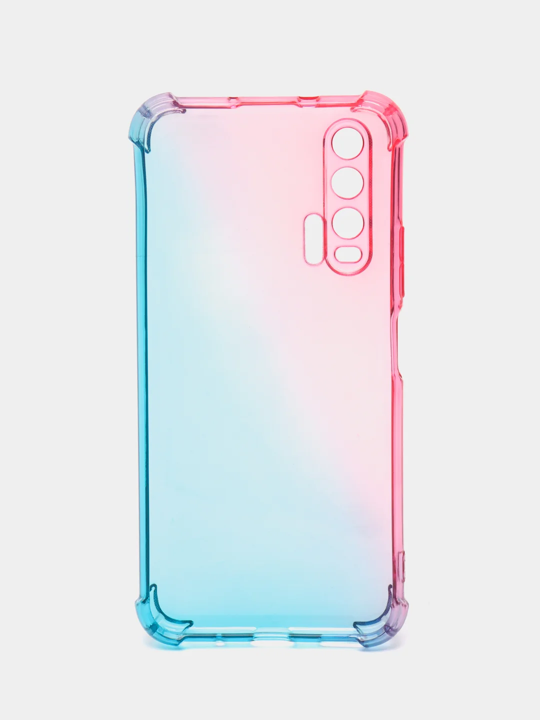Розовый противоударный чехол для Honor 20 Pro силиконовый Rosco с усиленными углами, защитой камер