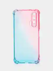 Розовый противоударный чехол для Honor 20 Pro силиконовый Rosco с усиленными углами, защитой камер