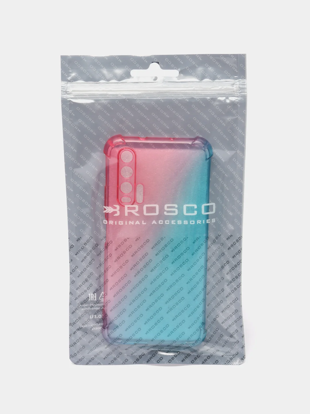 Розовый противоударный чехол для Honor 20 Pro силиконовый Rosco с усиленными углами, защитой камер
