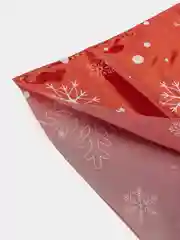 Тёмно-розовый новогодний подарочный пакет, полиэтиленовый с вырубной ручкой, 20 х 30 см