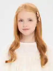 Оранжевый бантики на зажиме