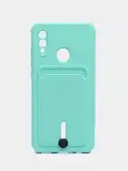 Лайм чехол Honor 10 Lite Huawei P Smart 2019 (Хонор 10 Лайт), с карманом для карт
