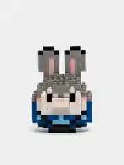 Бирюзовый детский 3D конструктор, игрушка развивающая