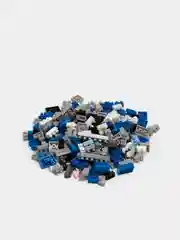Бирюзовый детский 3D конструктор, игрушка развивающая