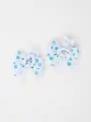 Ледяной бантики для волос на резинке / бантики на утренник /  новогодние бантики / детские бантики