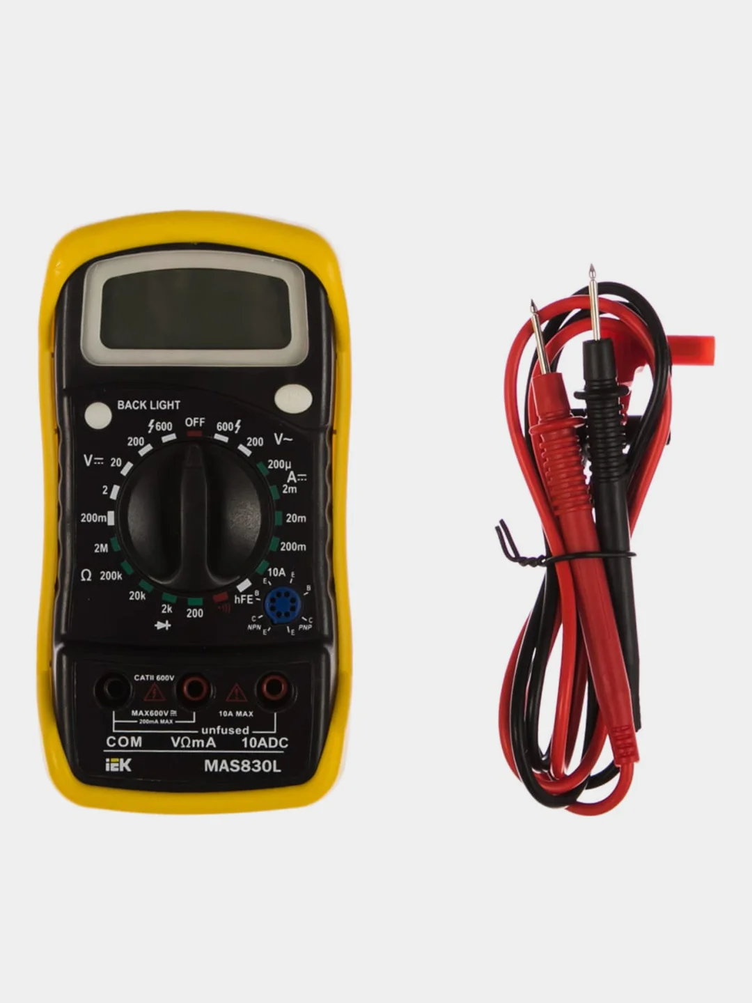 Мультиметр цифровой Master MAS830L IEK