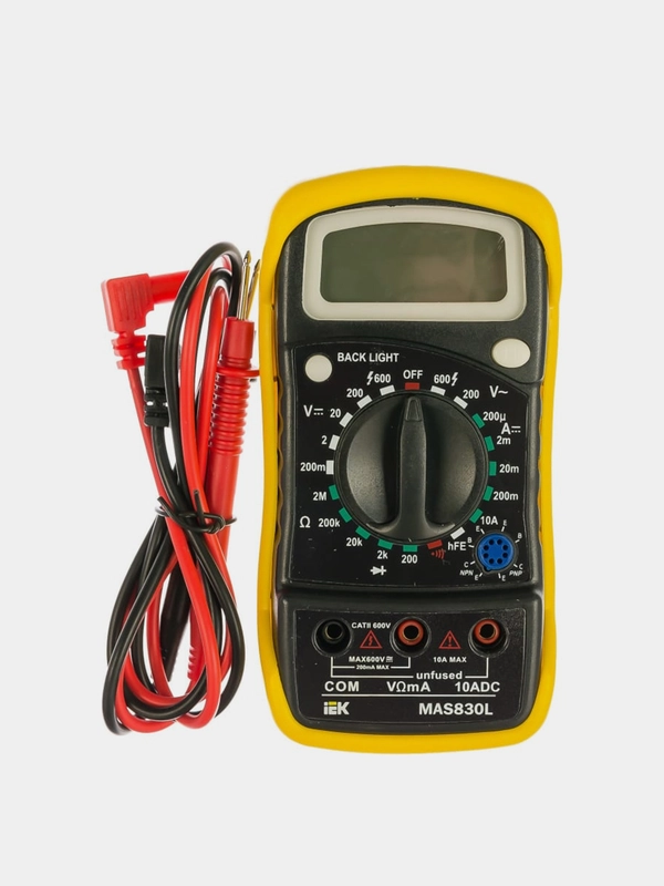 Мультиметр цифровой Master MAS830L IEK
