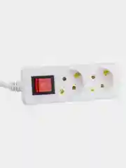 Удлинитель бытовой ПВС 3х1 2гн, белый, 5м, У02К IEK