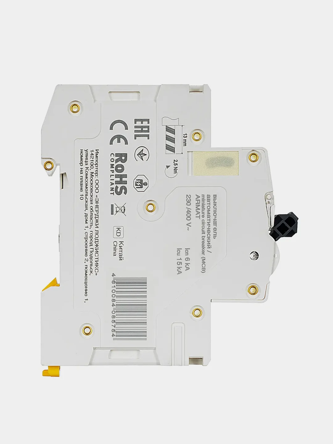 Автоматический выключатель IEK ARMAT M06N, 1П, 20А, хар-ка С, 6кА