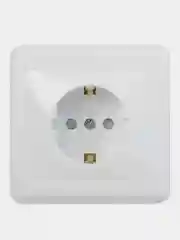 Розетка IEK Вега РСш10-3-ВБ, 1СП, с/з, с/шт, 16А, IP20, в сборе