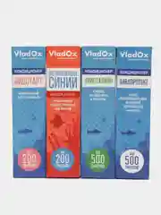 Мини-аптечка для аквариума Vladox: Метиленовый синий, Биостар, Аквапротект, Кристалайн