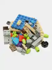 Конструктор по мотивам игры Майнкрафт, Minecraft, 101 деталь, коричневый