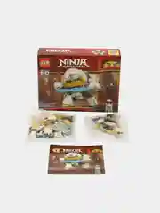 Белый конструктор блочный "Герои Ниндзяго" (Ninjago Heroes), 4 вида героев, для мальчиков