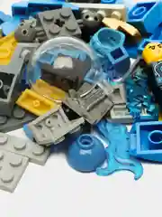 Голубой конструктор блочный "Герои Ниндзяго" (Ninjago Heroes), 4 вида героев, для мальчиков