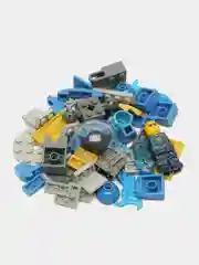 Голубой конструктор блочный "Герои Ниндзяго" (Ninjago Heroes), 4 вида героев, для мальчиков