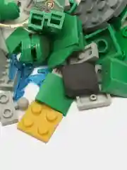 Зеленый конструктор блочный "Герои Ниндзяго" (Ninjago Heroes), 4 вида героев, для мальчиков