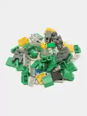 Зеленый конструктор блочный "Герои Ниндзяго" (Ninjago Heroes), 4 вида героев, для мальчиков