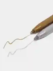 Маркер золотой, серебряный