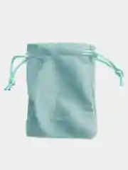 Бирюзовый подарочный мешочек, бархатный для украшений