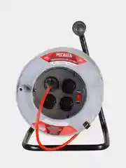 Удлинитель силовой на катушке, СУ-2х1-30/2 (с выкл., 4 розетки) Ресанта