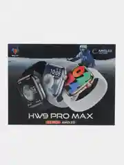 Черный смарт-часы Smart Watch HW9 Pro Max, AMOLED дисплей, с поддержкой звонков и смс