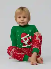 Лесной зеленый пижама детская, новогодняя