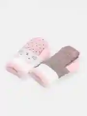 Конфетный варежки для детей 3-7 лет, варежки зимние, утеплённые, варежки унисекс