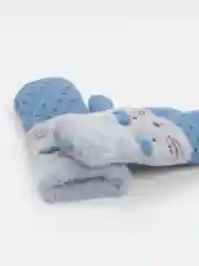 Серый варежки для детей 3-7 лет, варежки зимние, утеплённые, варежки унисекс