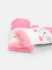 Розовый варежки для детей 3-7 лет, варежки зимние, утеплённые, варежки унисекс