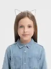 Серый металлик ободок ушки уши зайчика, заяц, киска, кошка для карнавала, вечеринки, праздника