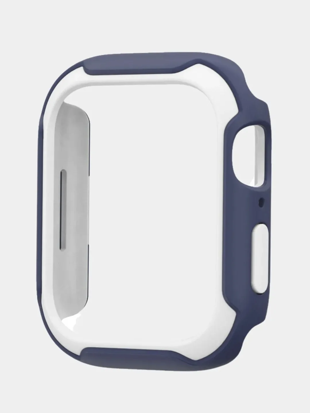 Индиго защитный бампер чехол для Apple Watch 7 41, 45 мм рамка