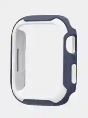 Индиго защитный бампер чехол для Apple Watch 7 41, 45 мм рамка