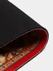 Красный восточный игровой коврик для компьютерной мыши КАРТОФАН с бахромой и рисунком текстильный