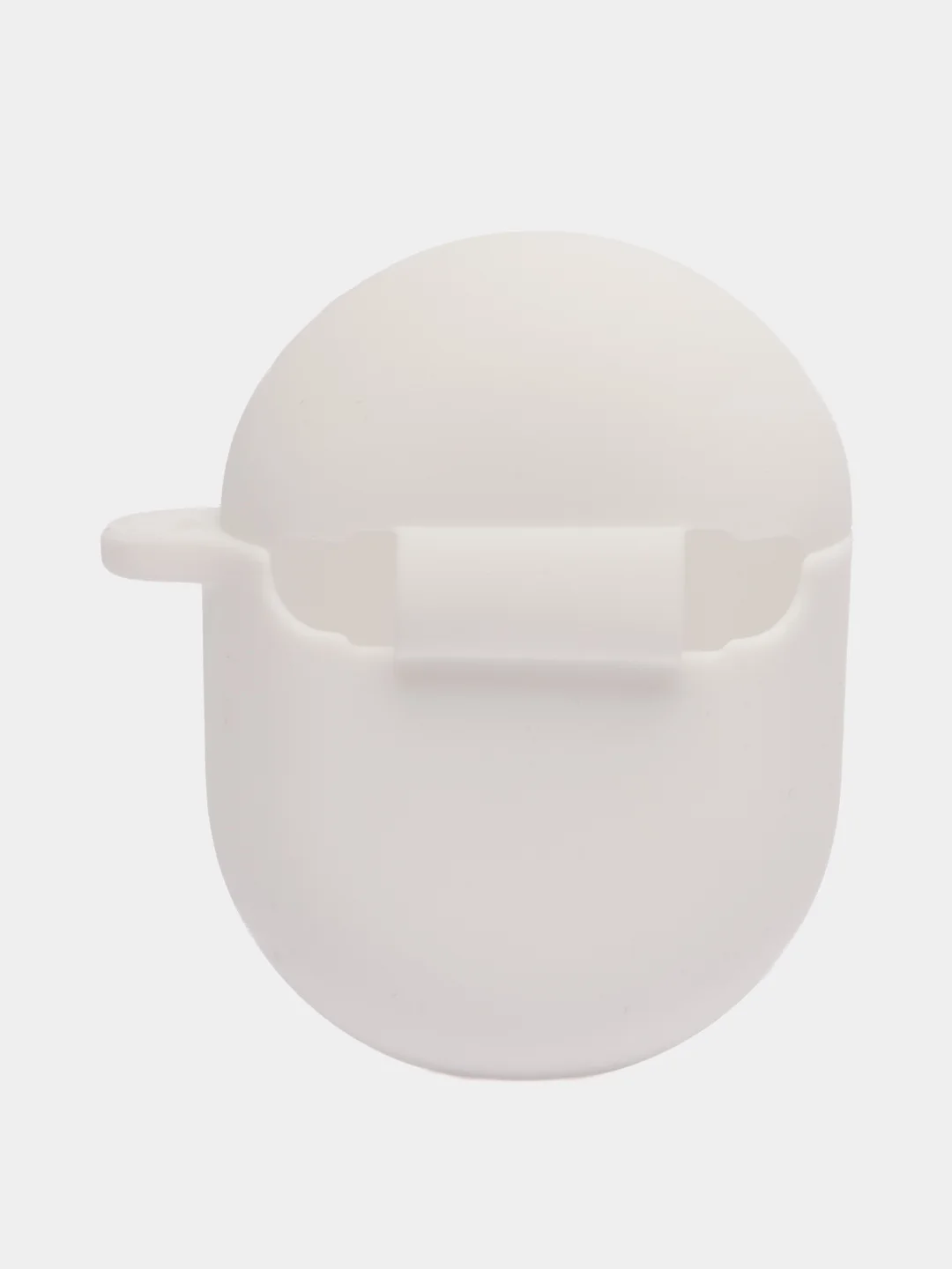 Белый чехол на Xiaomi Redmi Buds 3 Pro/AirDots 3 Pro для наушников КАРТОФАН силиконовый матовый