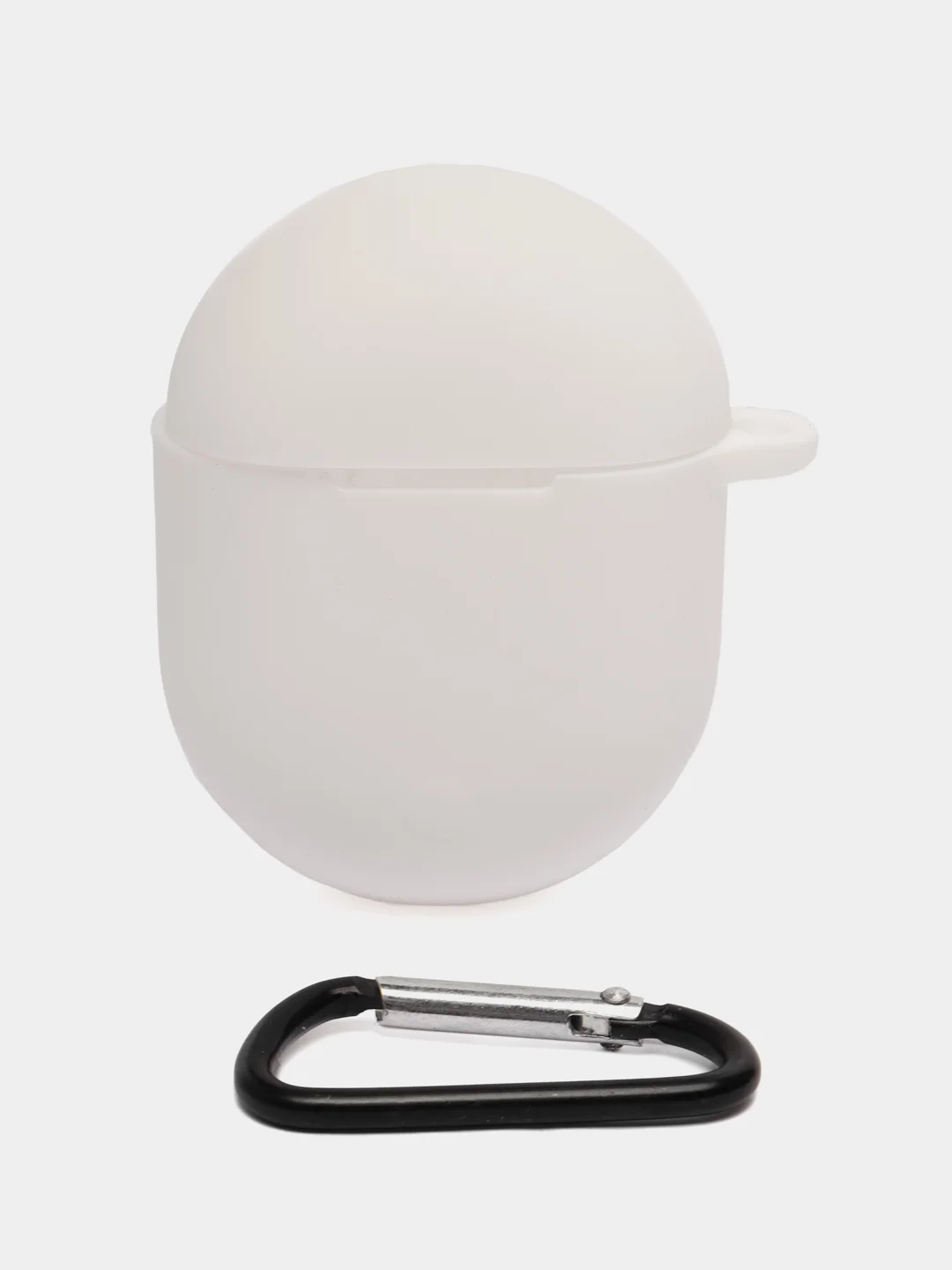 Белый чехол на Xiaomi Redmi Buds 3 Pro/AirDots 3 Pro для наушников КАРТОФАН силиконовый матовый