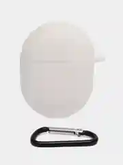 Белый чехол на Xiaomi Redmi Buds 3 Pro/AirDots 3 Pro для наушников КАРТОФАН силиконовый матовый
