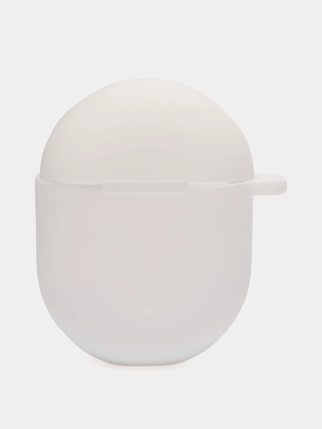 Белый чехол на Xiaomi Redmi Buds 3 Pro/AirDots 3 Pro для наушников КАРТОФАН силиконовый матовый