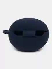 Синий чехол на Realme Buds T100, T110 силиконовый для наушников КАРТОФАН защитный матовый