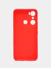 Алый чехол для Infinix Hot 20i, Инфиникс Хот 20Ай, силиконовый, матовый