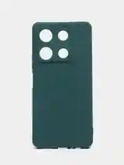 Тёмно-зелёный чехол Infinix Note 30 Pro, Инфиникс Нот 30 Про, силиконовый, матовый
