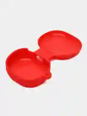 Красный чехол на Xiaomi Redmi Buds 4 Lite для беспроводных наушников КАРТОФАН силиконовый матовый